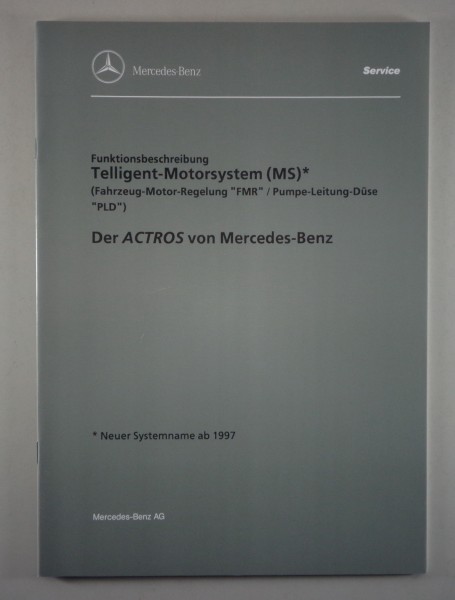 Werkstatthandbuch Mercedes Benz Actros Telligent-Motorsystem von 05/1996