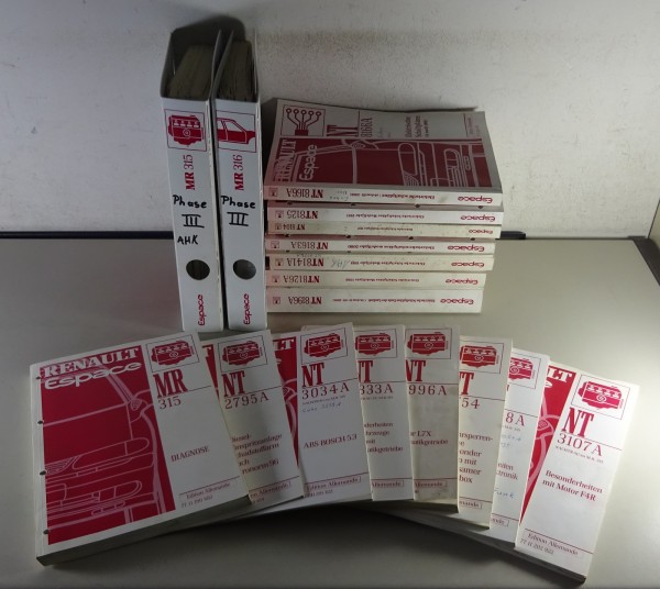 Werkstatthandbuch Konvolut Renault Espace III Typ JE0 Stand 1996 - 2001