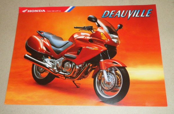 Prospekt / Prospektblatt Honda Deauville 647 cm³ von 09/1997