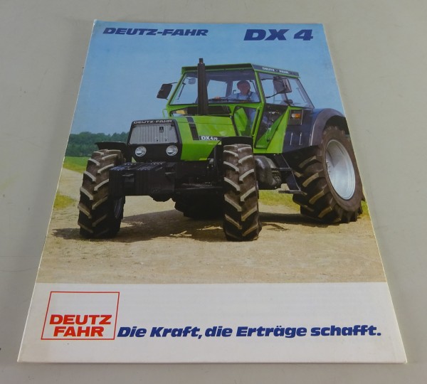 Prospekt / Broschüre Deutz Fahr Stand 02/1984