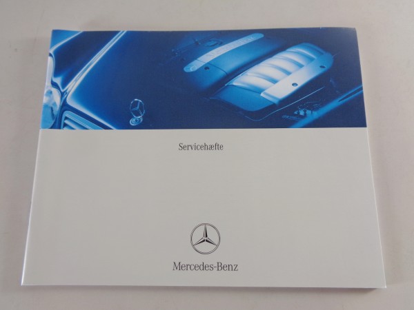 Scheckheft Mercedes Benz W168, W203, R170, R230, etc. auf Dänisch 10/2003