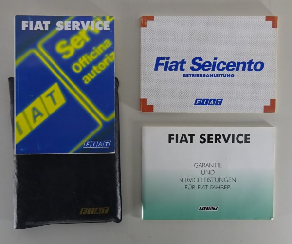 Bordmappe + Betriebsanleitung Fiat Seicento Stand 03/1998