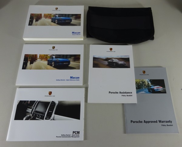 Owner's Manual / Handbook + Wallet Porsche Macan Typ 95 B from 06/2014