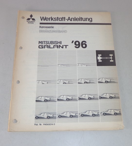 Werkstatthandbuch Mitsubishi Galant E 50 Nachtrag Karosserie Stand 1996