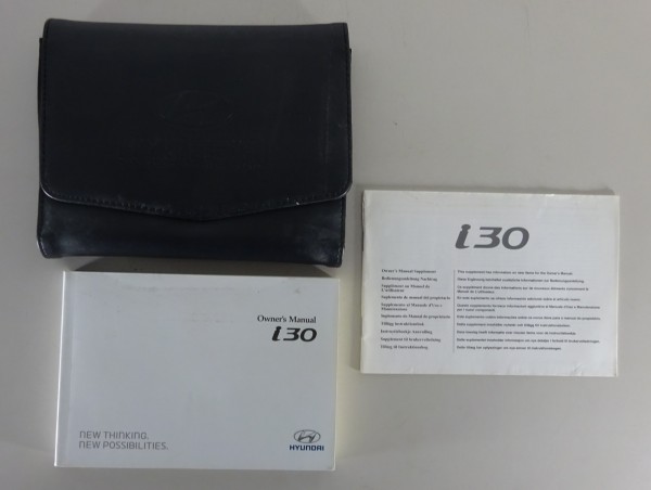 Owner's Manual / handbook + Wallet Hyundai i30 from 2012