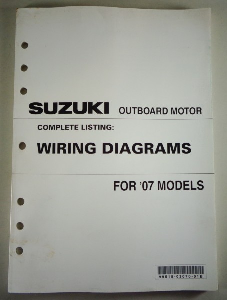 Wiring Diagrams Suzuki Outboard Motor For 2007 Models
