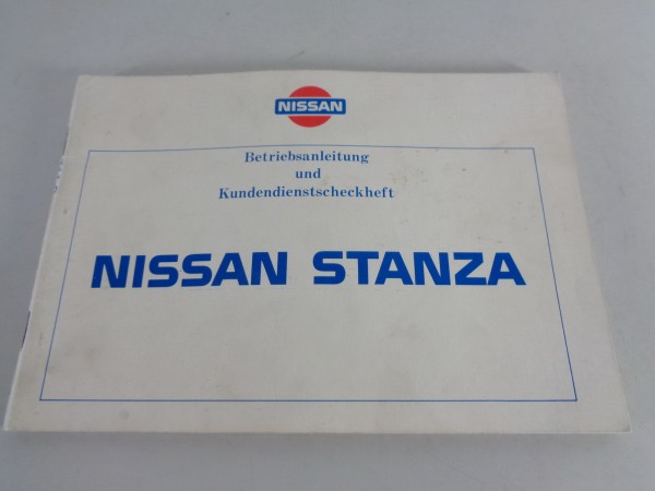Betriebsanleitung / Handbuch Nissan / Datsun Stanza T11 Stand 1985