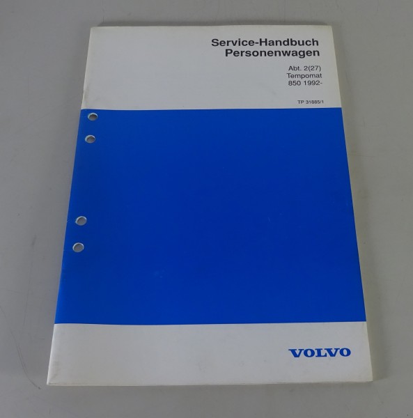 Werkstatthandbuch / Service Handbuch Volvo 850 Tempomat ab Baujahr 1992