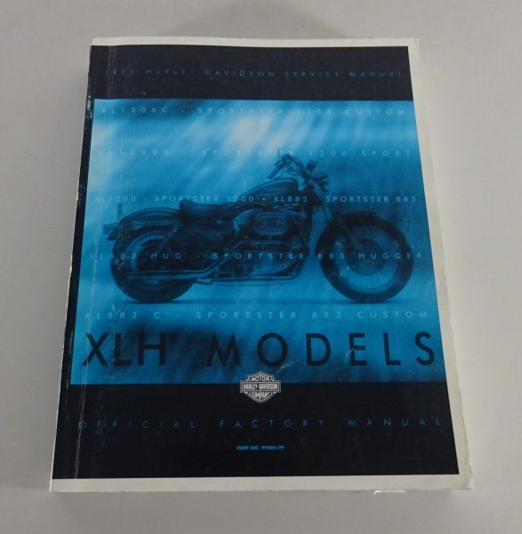 Workshop manual Harley Davidson XLH Sportster models 1999 from 10/1998