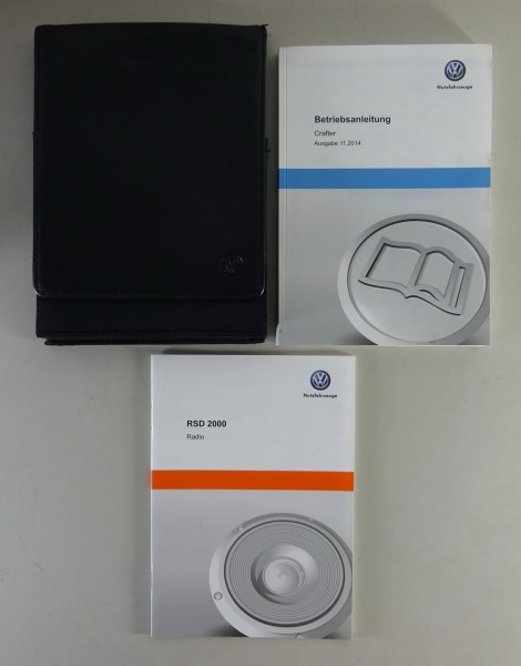 Bordmappe + Betriebsanleitung VW Crafter Kasten / Kombi / Pritsche Stand 11/2014