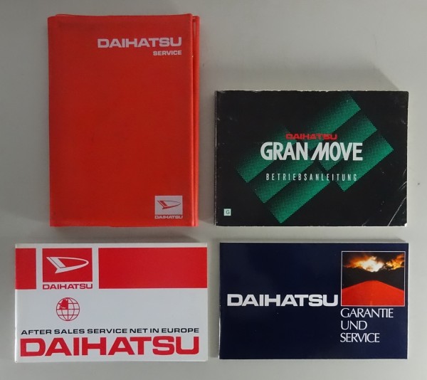 Bordmappe + Betriebsanleitung Daihatsu Gran Move Stand 1996