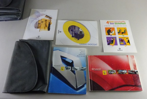 Bordmappe + Betriebsanleitung Renault Kangoo Typ KC Stand 02/2001