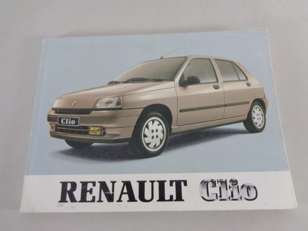 Betriebsanleitung / Handbuch Renault Clio Stand 1991