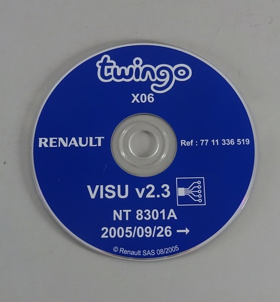 Elektrische Schaltpläne auf CD Renault Twingo I Stand 09/2005