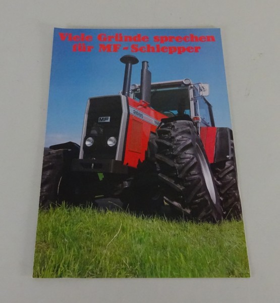 Prospekt / Broschüre Massey Ferguson MF - Schlepper Programm