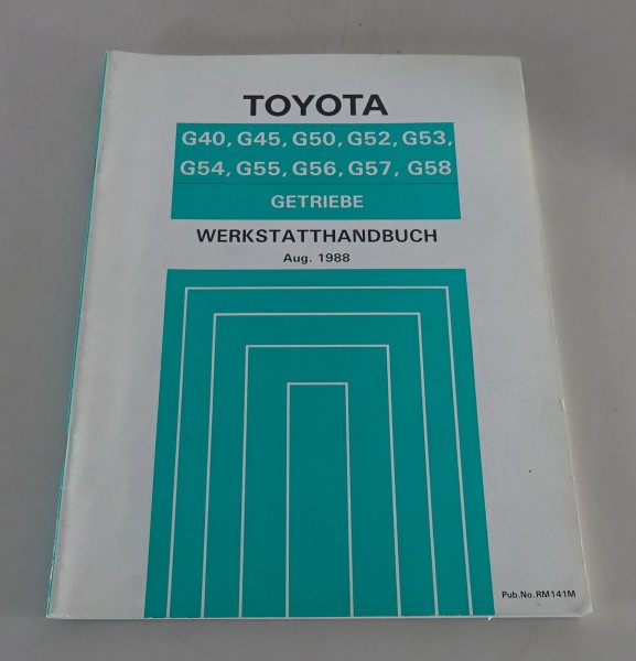 Werkstatthandbuch Toyota Getriebe G 40 / 45 / 50 / 52 / 53 / 54 / 55 / 56, 1988