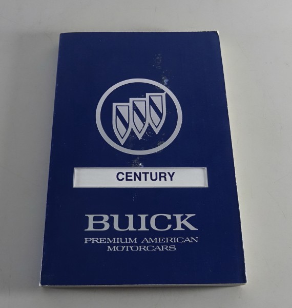 Owner´s Manual / Handbook Buick Century Stand 1990