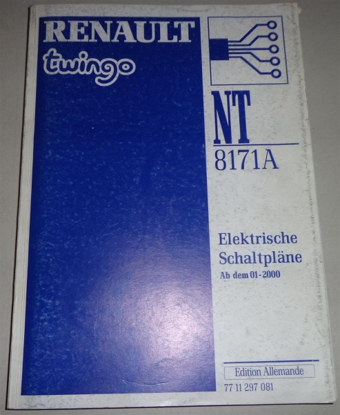 Werkstatthandbuch Elektrik / Elektrische Schaltpläne Renault Twingo ab 01/2000