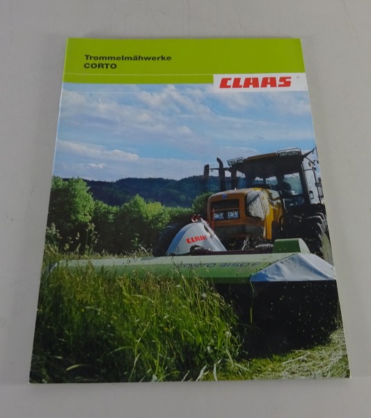 Prospekt / Broschüre Claas Trommelmähwerke CORTO Stand 08/2003