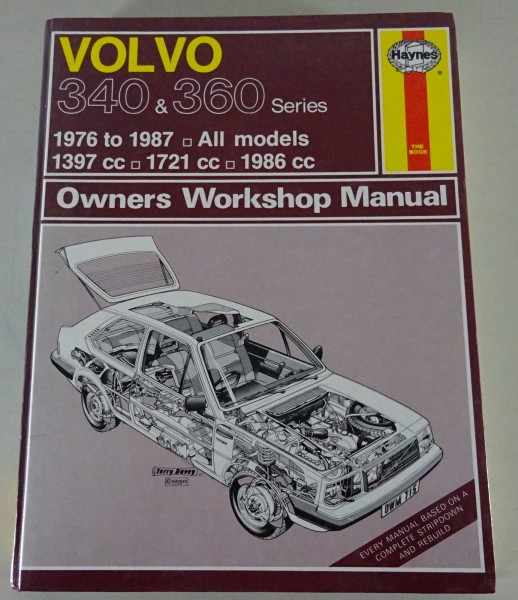 Reparaturanleitung / Workshop Manual Haynes Volvo 340 + 360 Baujahre 1976 - 1987