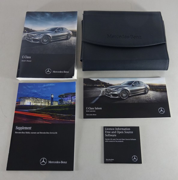 Owner's Manual + Wallet Mercedes Benz C-Class W205 C160 C180 C200 etc. from 2016