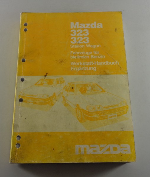 Werkstatthandbuch Mazda 323 / 323 Kombi Station Wagon BF/BW,Stand 09/1987
