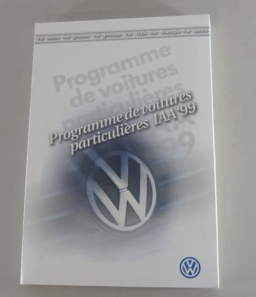Dossier de presse VW Lupo + 3L TDI, Golf 4 + Variant + Cabrio, New Beetle... - 9/1999