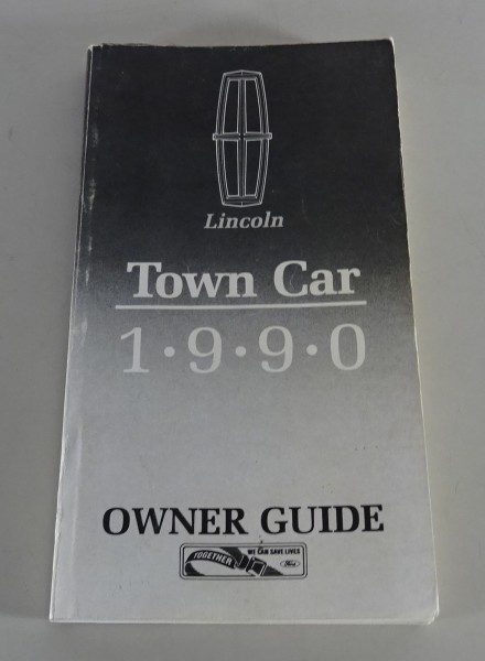 Owner´s Manual / Handbook Lincoln Town Car Stand 1990