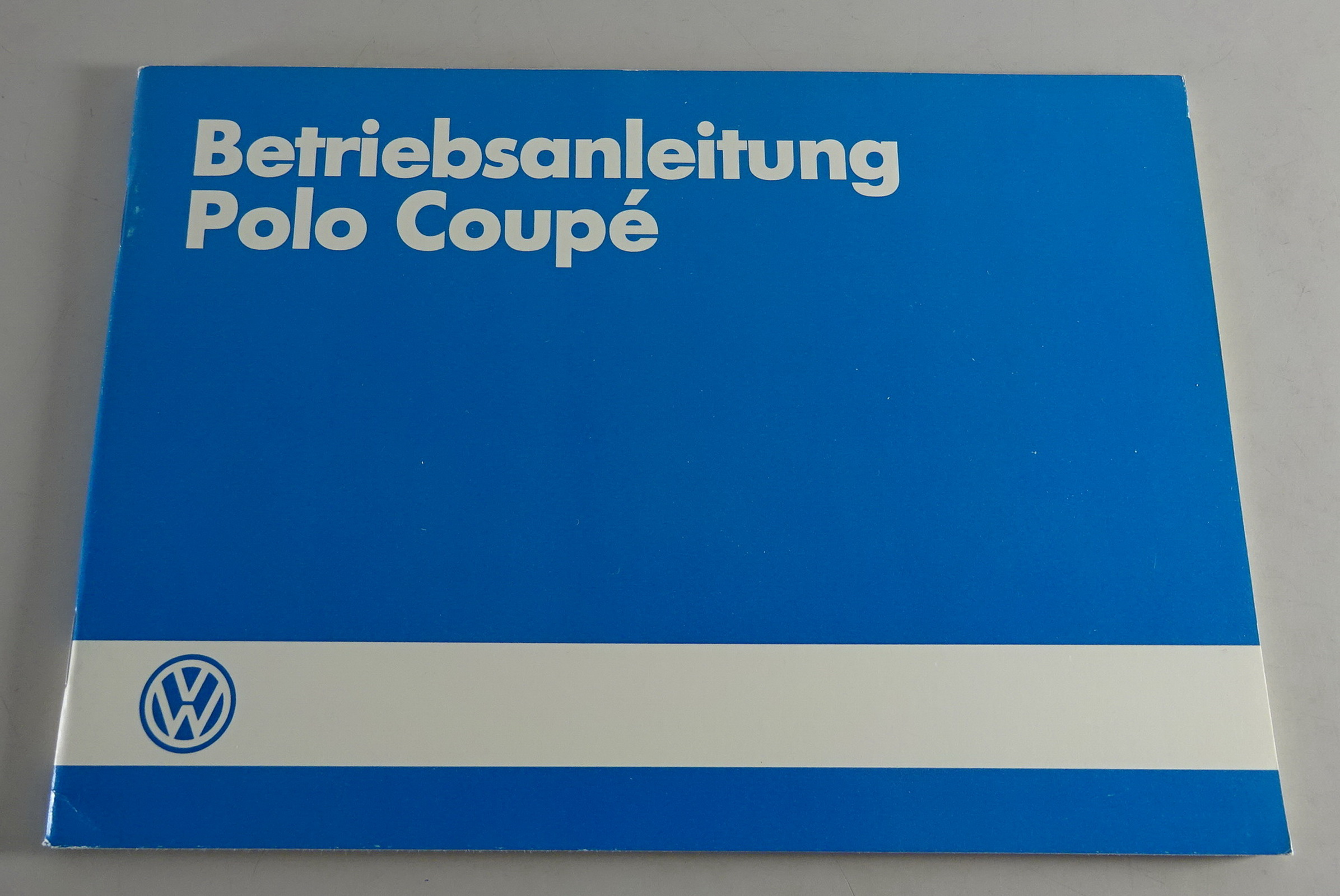 Betriebsanleitung / Handbuch VW Polo 2 / II Coupe Typ 86c Stand 07/1984