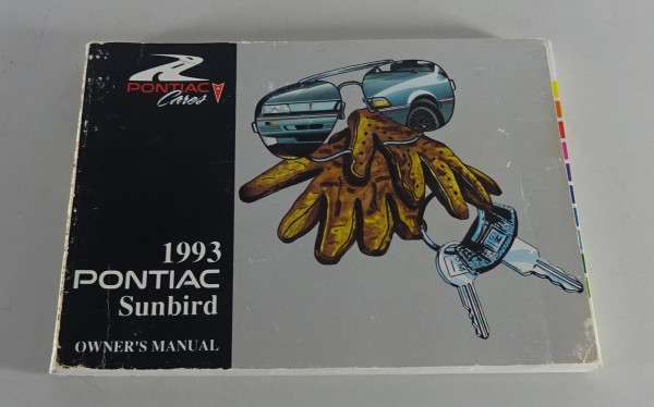 Owner´s Manual / Handbook Pontiac Sunbird Stand 1993