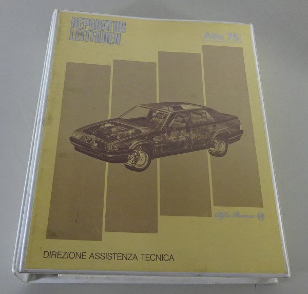 Werkstatthandbuch Alfa Romeo 75 - 1.6 / 1.8 / 2.0 + Turbo Stand 1985 / 1986