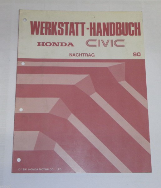 Werkstatthandbuch Honda Civic 4WD Differential mit Viskoskupplung von 1990