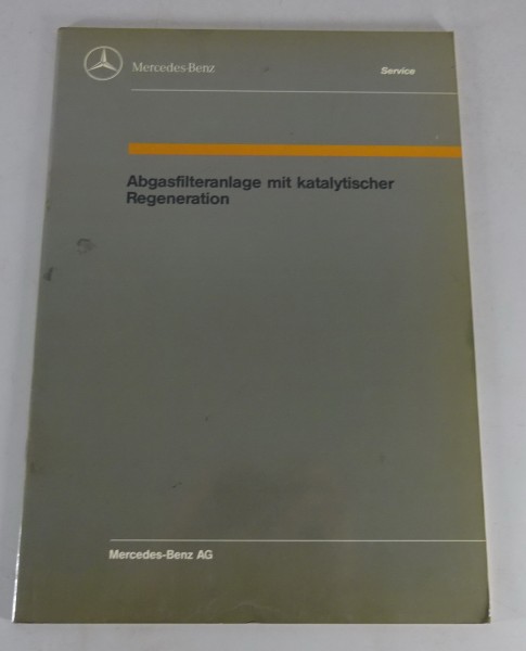 Werkstatthandbuch Einführung Mercedes Benz Omnibus Abgasfilteranlage O 405 407