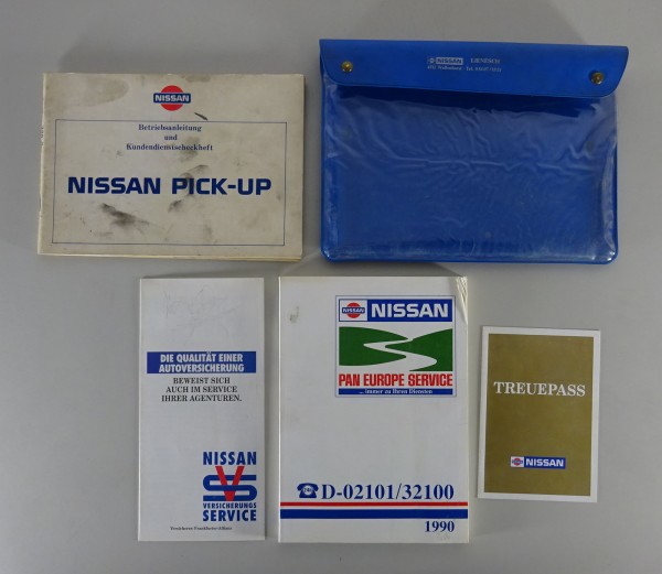 Bordmappe + Betriebsanleitung Nissan / Datsun Pickup Typ 720 Stand 01/1985