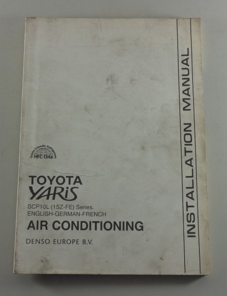 Einbauanleitung Klimaanlage Toyota Yaris Serie SCP 10 L Stand 1999