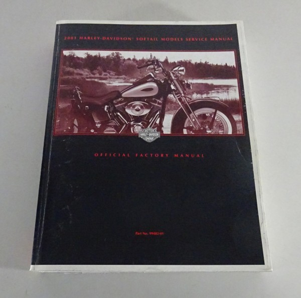 Workshop Manual Harley Davidson Softail Models 2001 from 08/2000