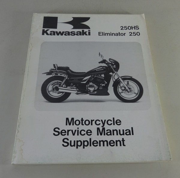 Werkstatthandbuch / Nachtrag Workshop Manual Kawasaki Eliminator 250 von 06/1990