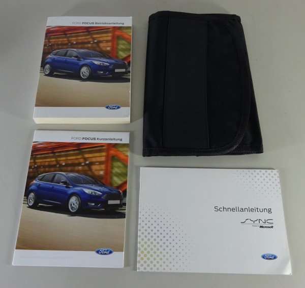 Bordmappe + Betriebsanleitung / Handbuch Ford Focus´11 Stand 07/2016