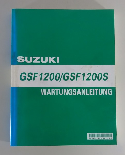 Werkstatthandbuch Suzuki GSF 1200 S / GSF 1200 Bandit K6 von 01/2006