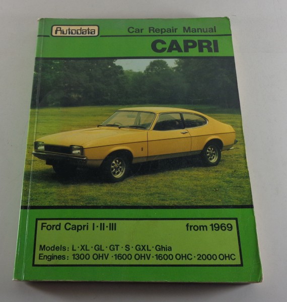 Reparaturanleitung Ford Capri I / II / III Baujahre 1969-1986