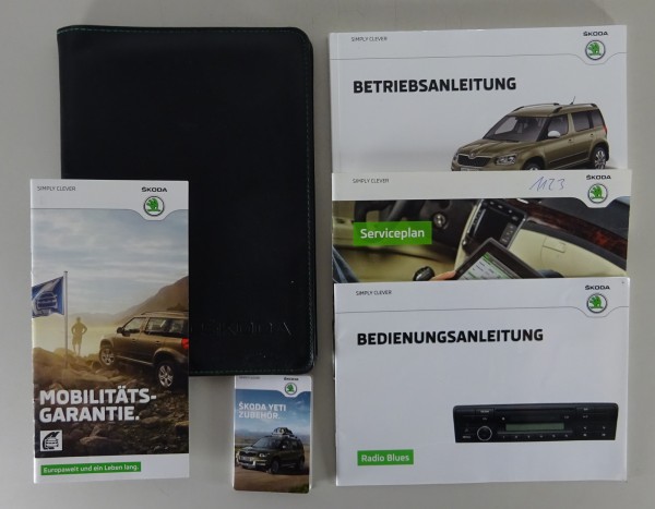 Bordmappe + Betriebsanleitung / Handbuch Skoda Yeti Stand 05/2016