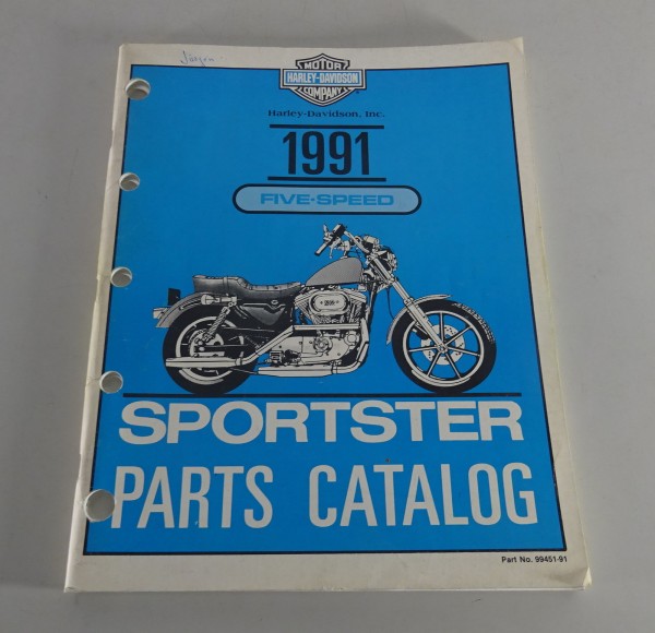 Parts catalog / Spare parts list Harley Davidson Sportster Models 1991