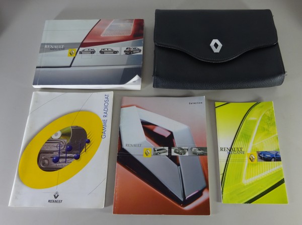 Bordmappe mit Betriebsanleitung / Handbuch Renault Megane Stand 04/2002
