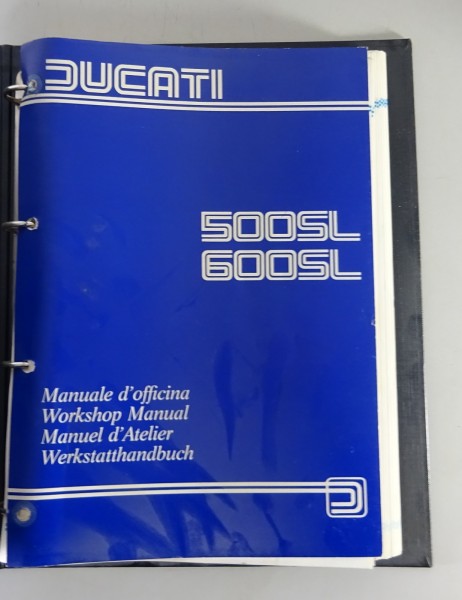 Werksatthandbuch / Workshop Manual | Ducati 500 SL / 600 SL | Stand 12/1982
