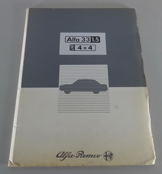 Pressemappe / Presseinformation Alfa Romeo 33 + 4x4