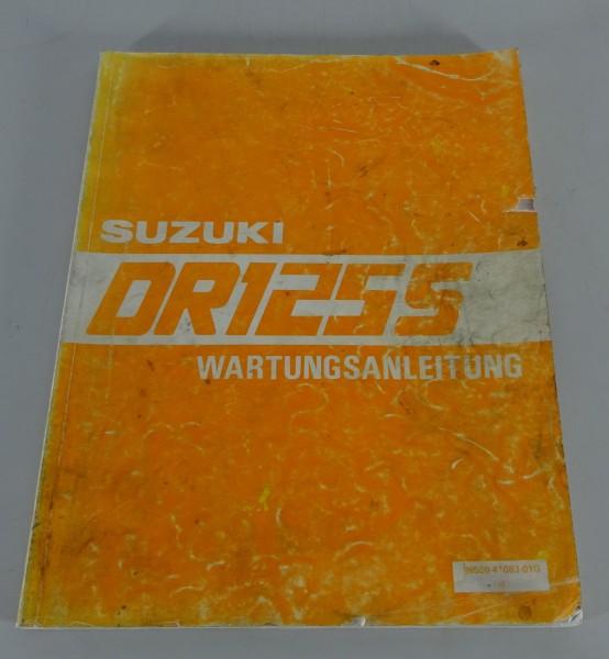 Werkstatthandbuch Suzuki DR 125 S / Typ SF43B Stand 10/1990