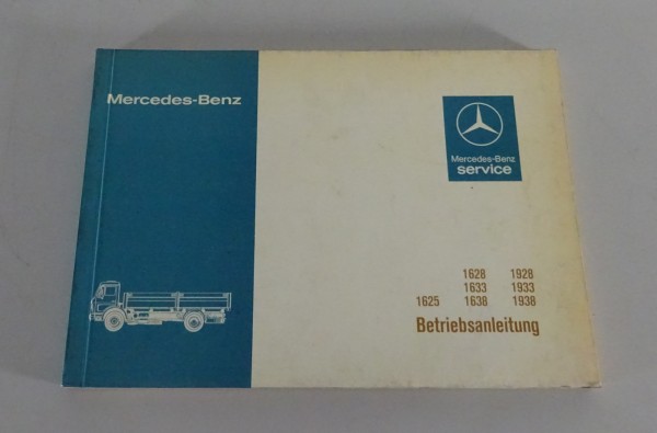 Betriebsanleitung / Handbuch Mercedes-Benz LKW NG 80 1625 - 1938 Stand 06/1981