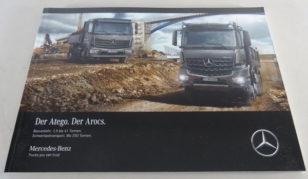 Prospekt Mercedes - Benz | Der Atego. Der Arocs. Bauverkehr 7,5 - 41 t von 2016
