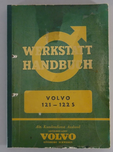 Werkstatthandbuch Volvo Amazon P 120 / 121 / 122 S von 05/1960