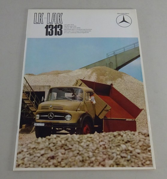 Prospekt / Broschüre Mercedes-Benz LK/LAK 1313 + Allrad Stand 09/1967